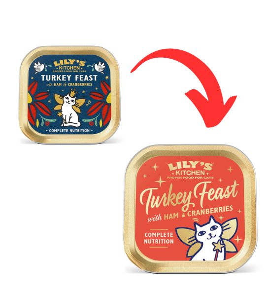 Lily's Kitchen Cat Christmas Turkey and Ham Feast 85G - 2