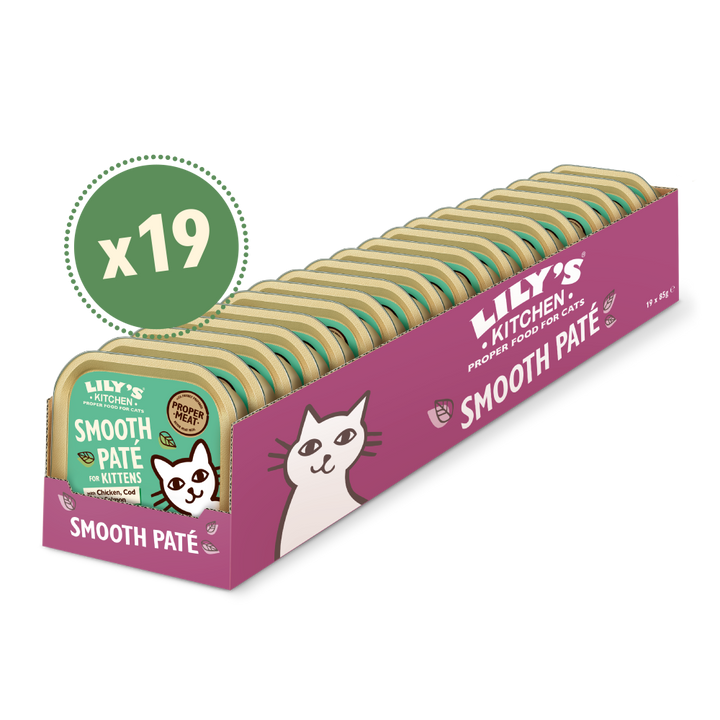 Lily's Kitchen Chicken Cod & Salmon Pate Kitten Wet Food - 3