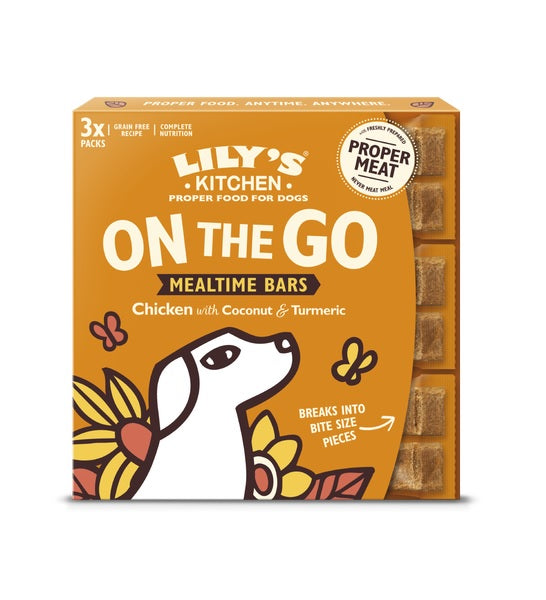 Lily's Kitchen Chicken on the Go Bars Multipack for Dogs 40G - 
