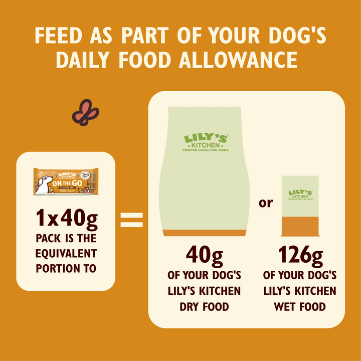 Lily's Kitchen Chicken on the Go Bars Multipack for Dogs 40G - 3