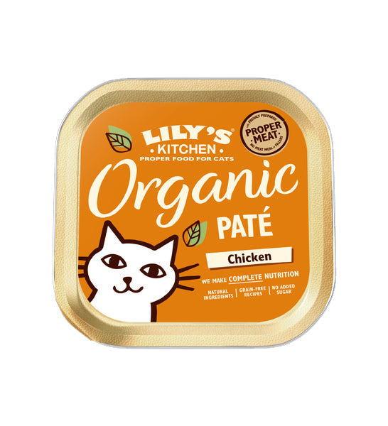 Lily's Kitchen Organic Chicken Pate Wet Cat Food - 1
