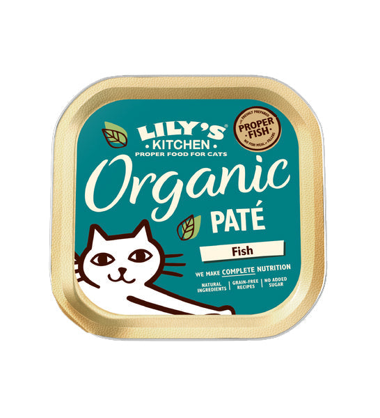 Lily's Kitchen Organic Fish Pate Wet Cat Food - 1