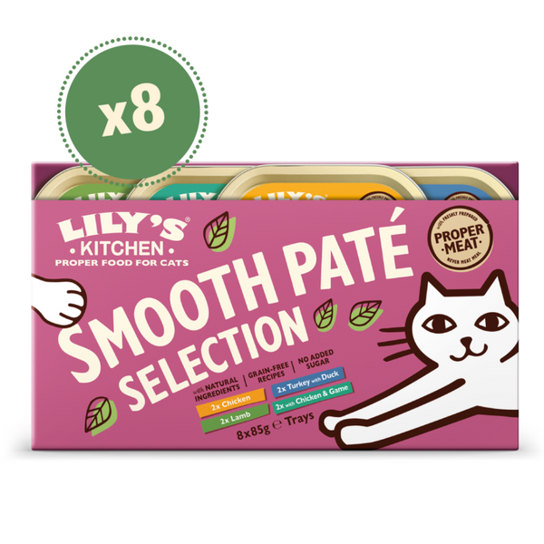 Lily's Kitchen Pate Selection Multipack Wet Cat Food 8X85G - 1