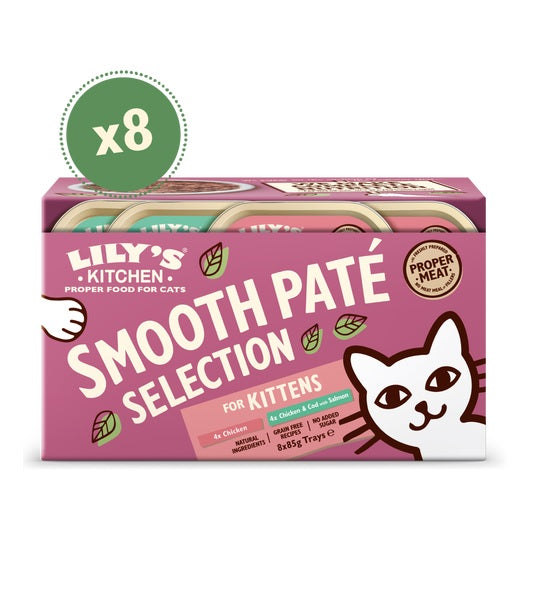 Lily's Kitchen Pate for Kittens Multipack Wet Cat Food 8X85G - 1