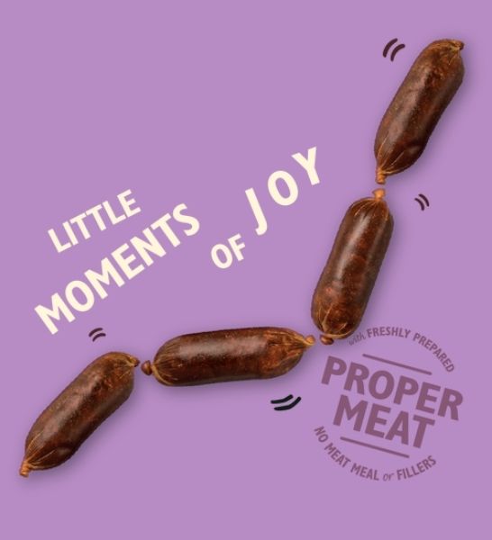Lily's Kitchen Scrumptious Duck & Venison Sausages Dog Treats 70G-2