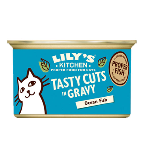 Lily's Kitchen Tasty Cuts Ocean Fish Wet Cat Food - 1