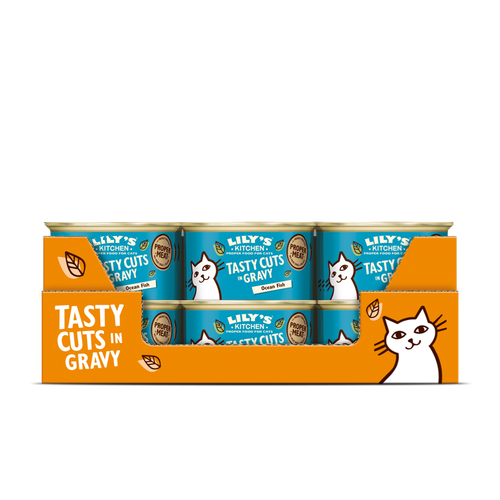 Lily's Kitchen Tasty Cuts Ocean Fish Wet Cat Food - 3