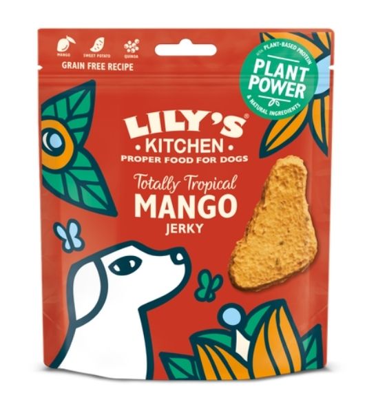 Lily's Kitchen Totally Tropical Mango Jerky Dog Treats 70G - 1