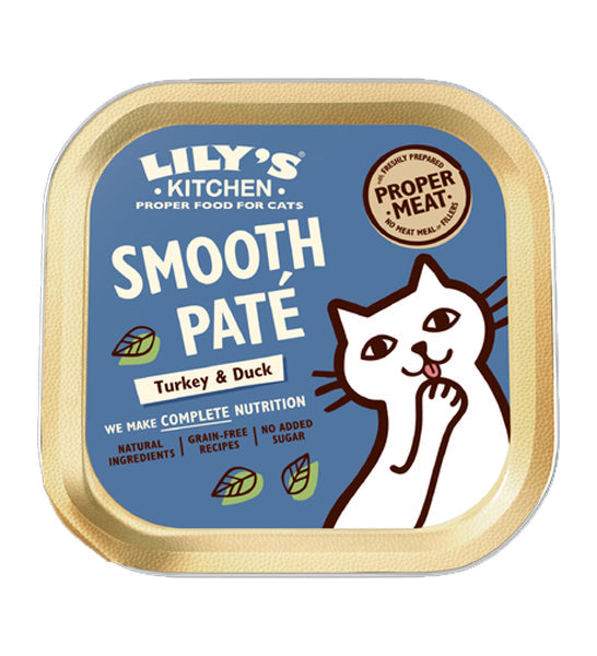 Lily's Kitchen Turkey & Duck Pate Wet Cat Food - 1