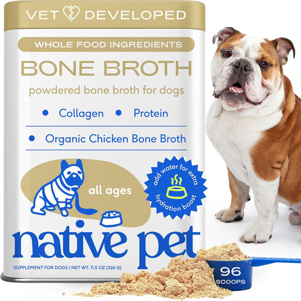 Native Pet Bone Broth for Dogs and Cats 