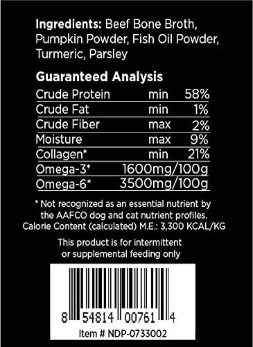 Nature's Diet Pet Bone Broth Protein Powder-Beef-5