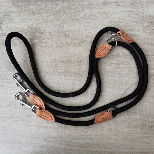 One-Piece Multi-Function Double-Ended Dog Leash