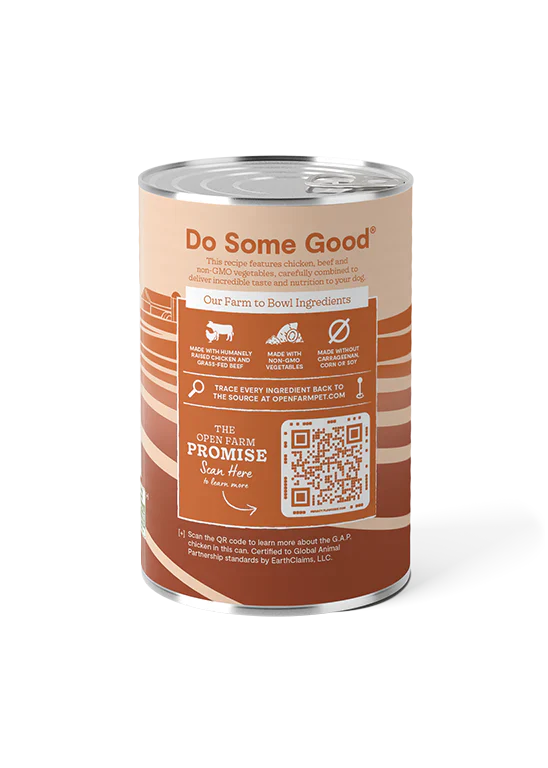 Open Farm Chicken & Grass Fed Beef Pate Wet Dog-3