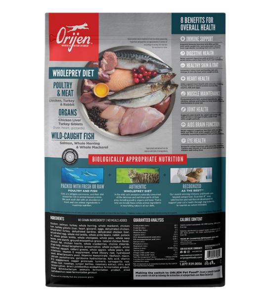 Orijen Guardian 8 - Nutrient-Rich Cat Dry Food-2