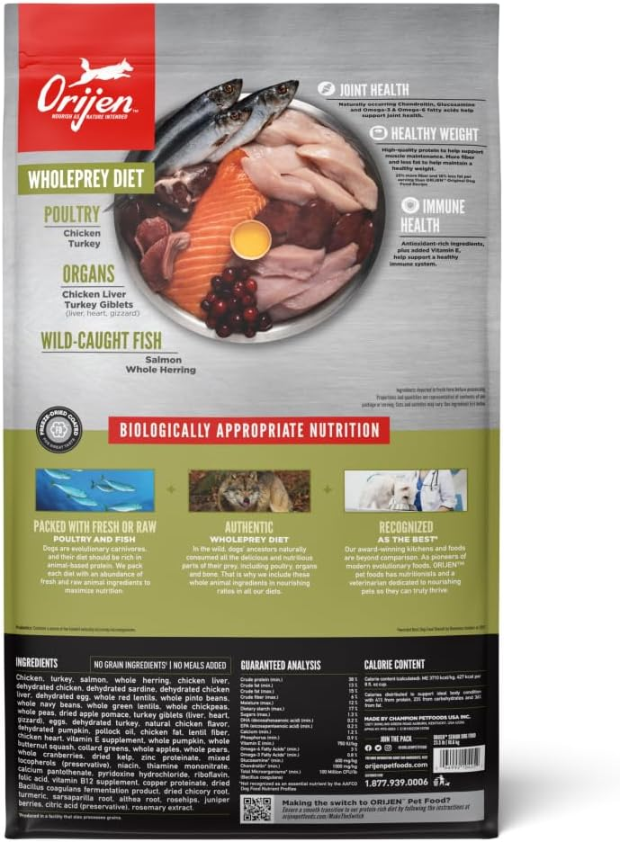 Orijen Senior Protein-Rich Dog Dry Food-2