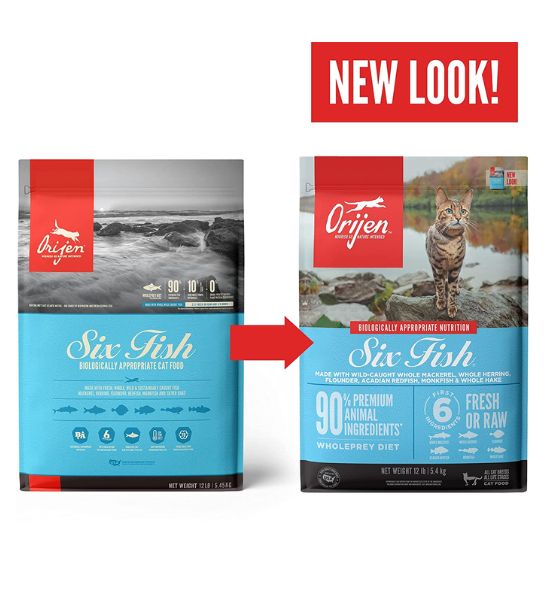 Orijen Six Fish Formula Protein-Rich Grain Free Diet Cat Dry Food-3