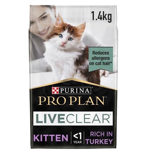PURINA Pro Plan LiveClear Kitten Dry Food 1.4KG-2