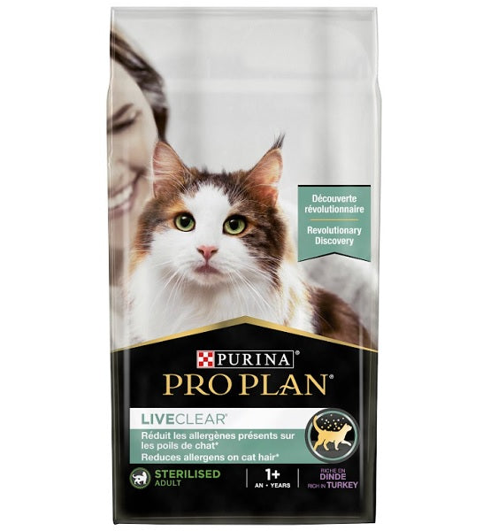 PURINA Pro Plan LiveClear Sterilised Turkey Adult Dry Cat Food-1