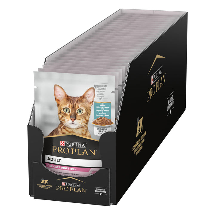 PURINA Pro Plan Nutri Savour Delicate Oceanfish Wet Cat Food 26x85g-2