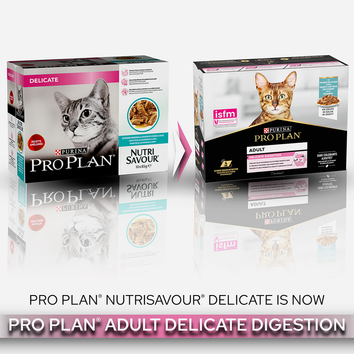 PURINA Pro Plan Nutri Savour Delicate Oceanfish Wet Cat Food 26x85g-3
