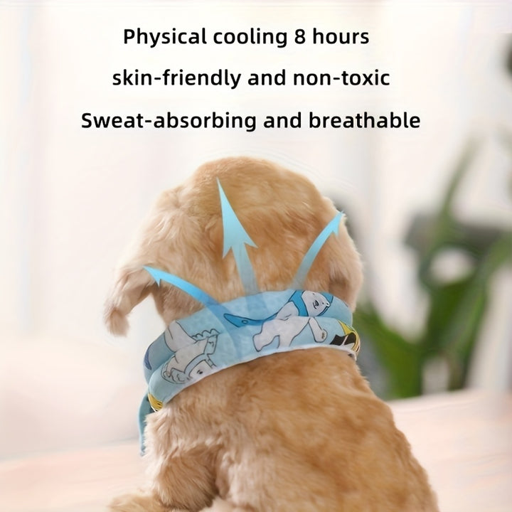 Pet Cooling Ice Scarf for Dogs and Cats-4