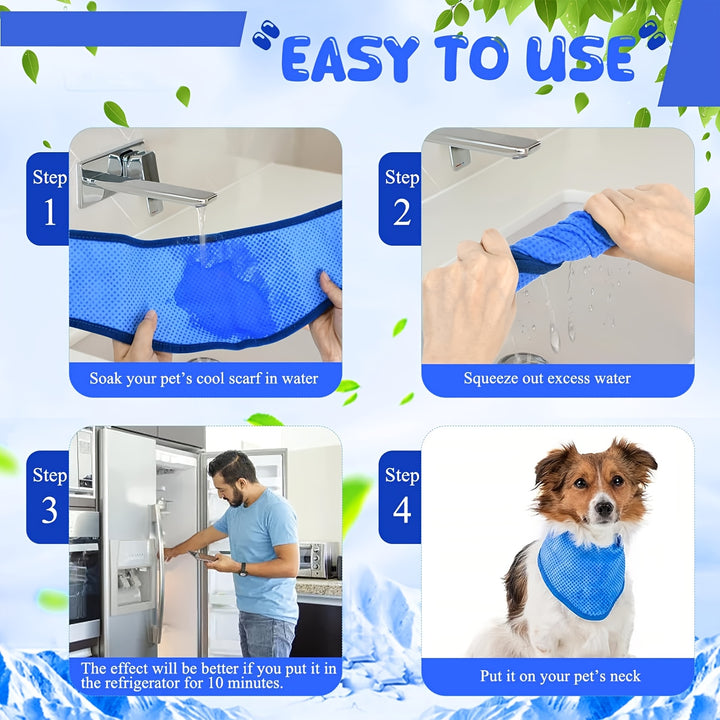 Pet Cooling Vest for Dogs & Cats with Adjustable Strap-3