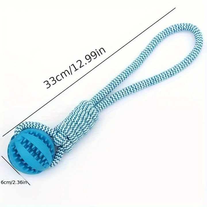 Pet Dog Puppy Cotton Rope Leakage Food Ball-2