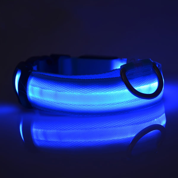 Pet Dogs Adjustable Luminous Collar-1