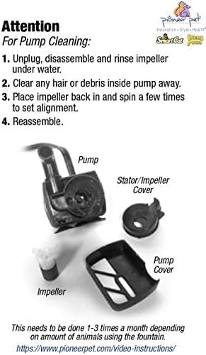 Pioneer Pet Raindrop Design Plastic Drinking Fountain-3