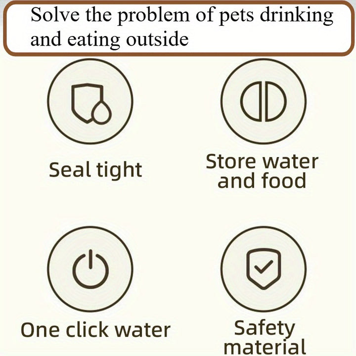 Portable Dog Water Bottle & Feeder 7