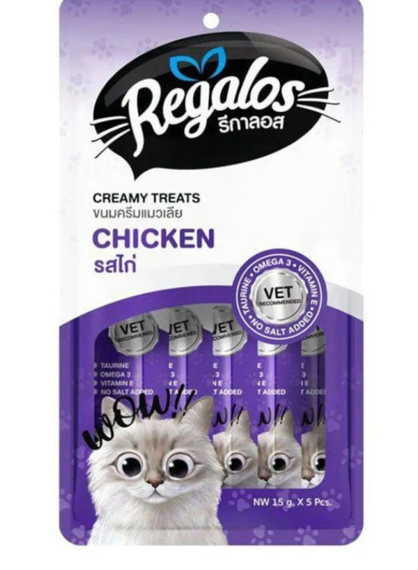 Regalos Cat Creamy Treat with Chicken Flavor