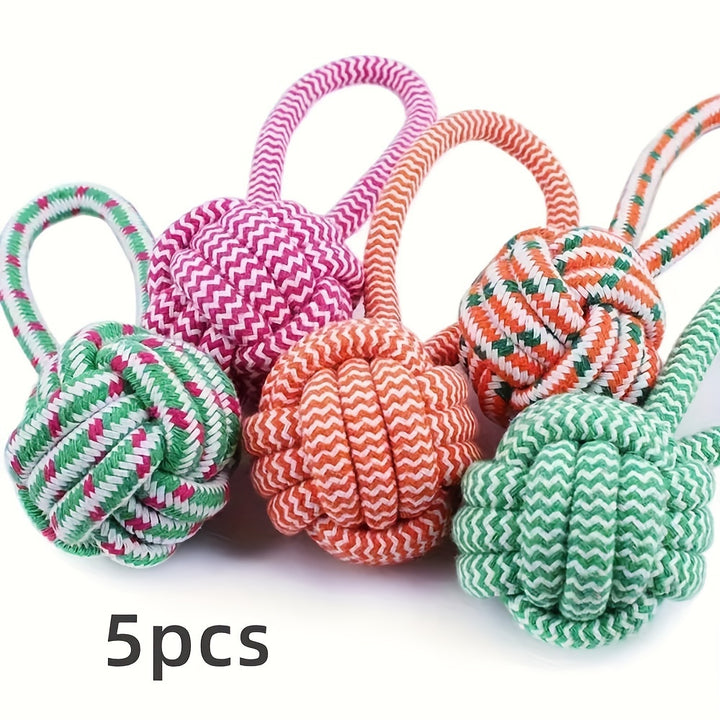 Rope Ball Dog Toys-2