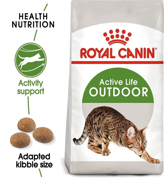 Royal Canin Active Life Outdoor Adult Dry Cat Food 2KG - 2