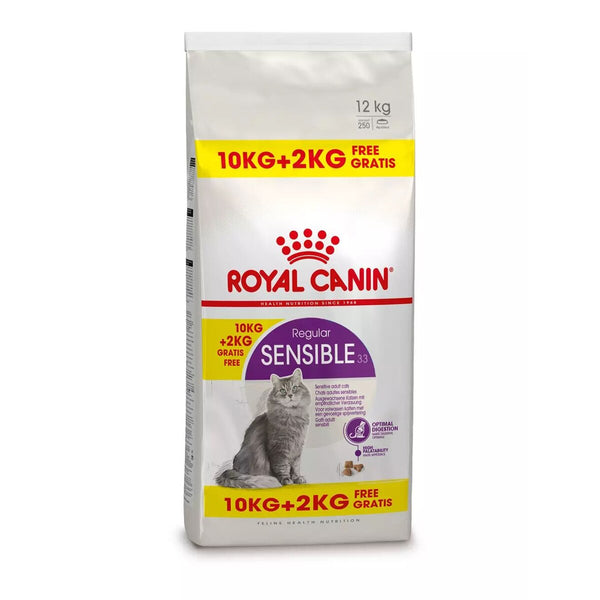Royal Canin Feline Health Nutrition Sensible 10+2kg Promo Bag - 1