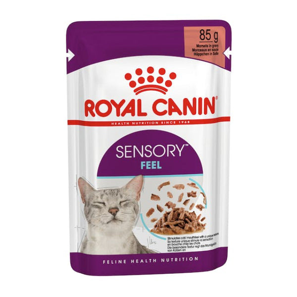 Royal Canin Feline Health Nutrition Sensory Feel Gravy Cat Wet Food 85G - 1