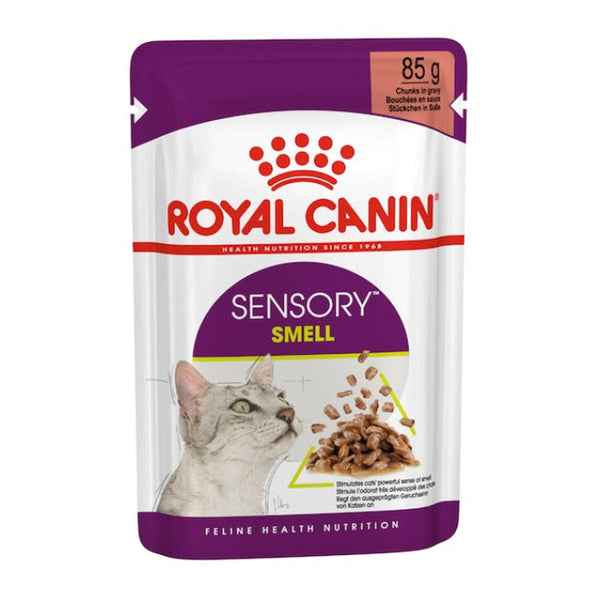 Royal Canin Feline Health Nutrition Sensory Smell Chunks In Gravy Cat Wet Food 85G - 1