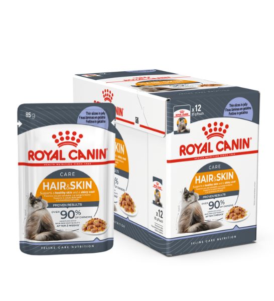 Royal Canin Hair & Skin In Jelly Adult Wet Cat Food - 2