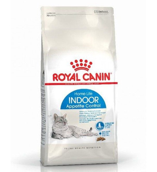 Royal Canin Indoor Appetite Control Adult Dry Cat Food 2KG - 1
