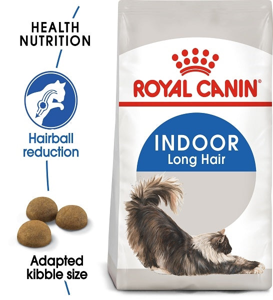 Royal Canin Indoor Long Hair Dry Cat Food 2KG - 2