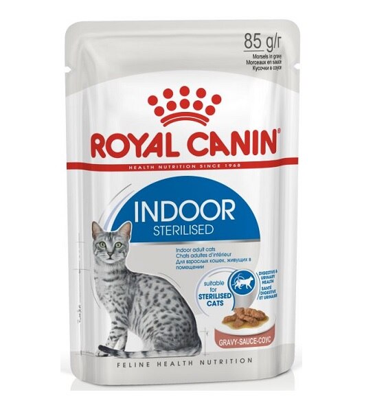 Royal Canin Indoor Sterilised In Gravy Cat Wet Food - 1