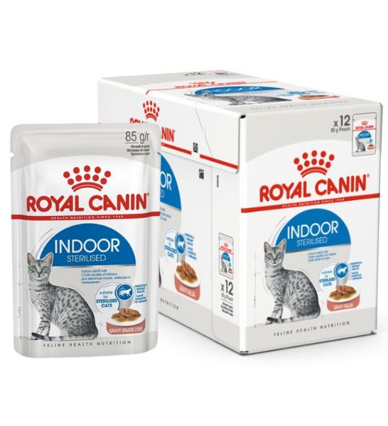 Royal Canin Indoor Sterilised In Gravy Cat Wet Food - 7