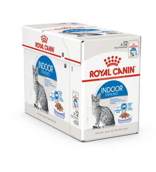 Royal Canin Indoor Sterilised In Jelly Adult Cat Wet Food - 3