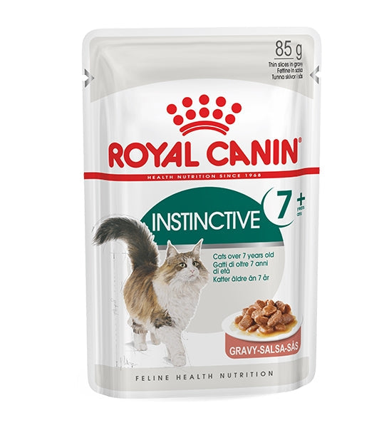 Royal Canin Instinctive 7+ In Gravy Adult Wet Cat Food 85G - 1