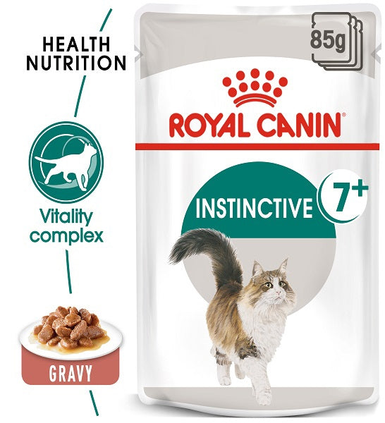 Royal Canin Instinctive 7+ In Gravy Adult Wet Cat Food 85G - 2