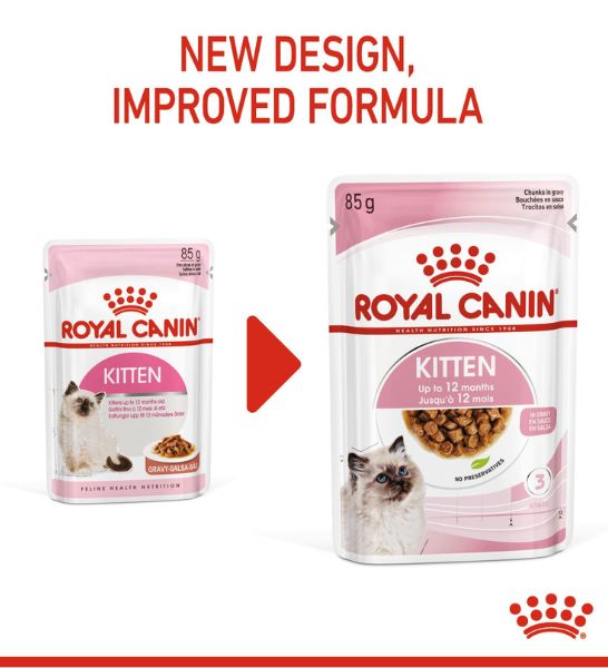 Royal Canin Kitten Instinctive In Gravy Wet Food - 2