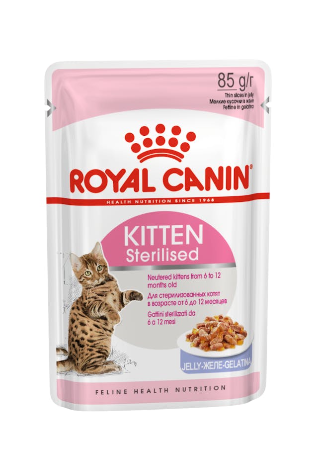 Royal Canin Kitten Sterilised In Jelly Wet Food 85G - 3