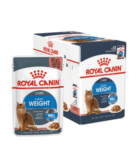 Royal Canin Light Weight Care Thin Slices In Gravy Adult Wet Cat Food - 6