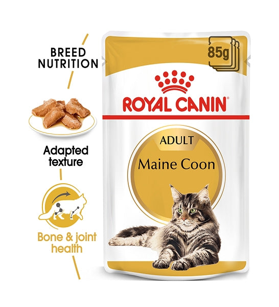 Royal Canin Maine Coon Adult Wet Cat Food 85G - 2