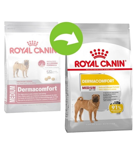 Royal Canin Medium Dermacomfort Dry Dog Food - 2
