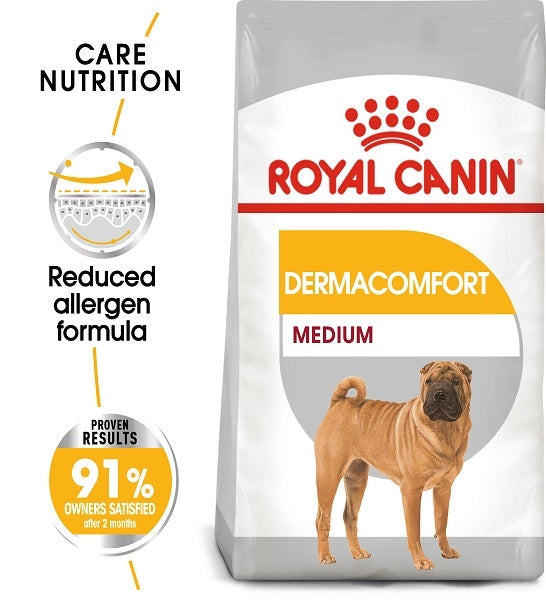 Royal Canin Medium Dermacomfort Dry Dog Food - 3